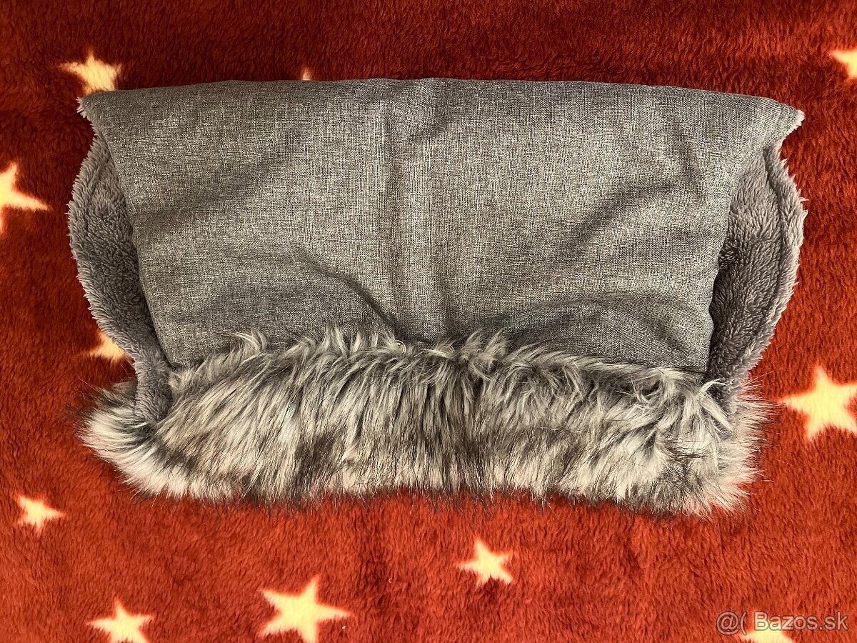 Rukávnik na kočík, sivý - 3