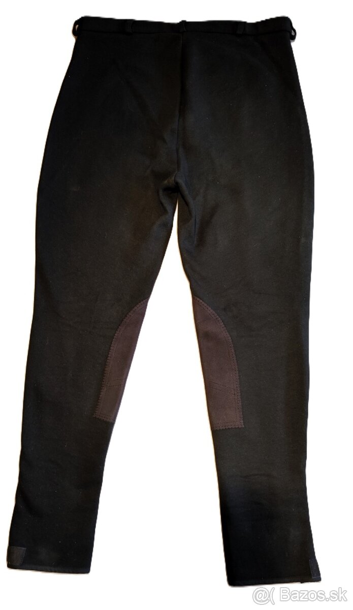 Pánske jazdecké nohavice čierne - 3