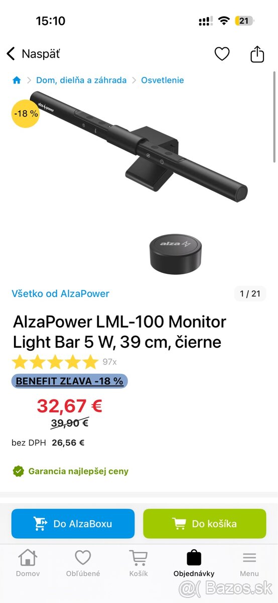 Svetlo nad monitor - 3