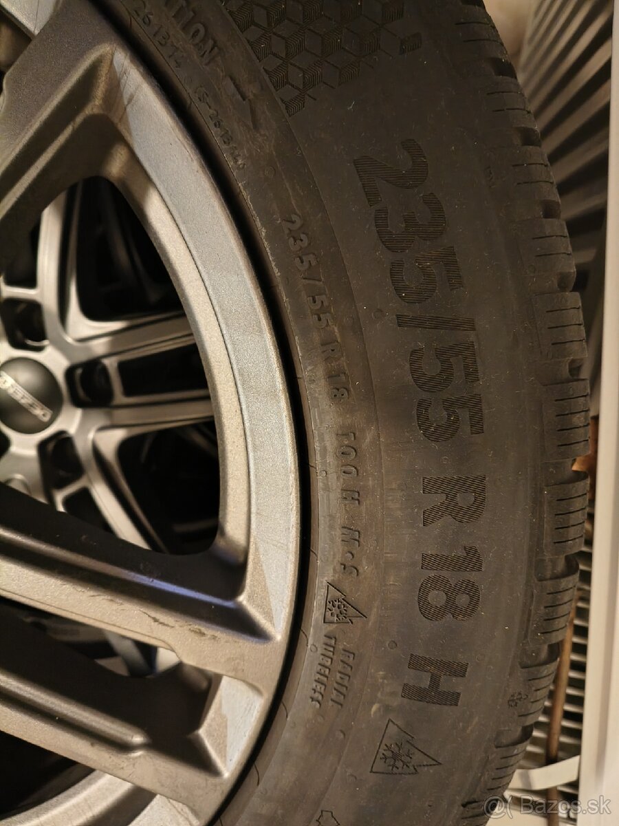 Continental WinterContact TS870 P 235/55 R18 + letne Pirelli - 3