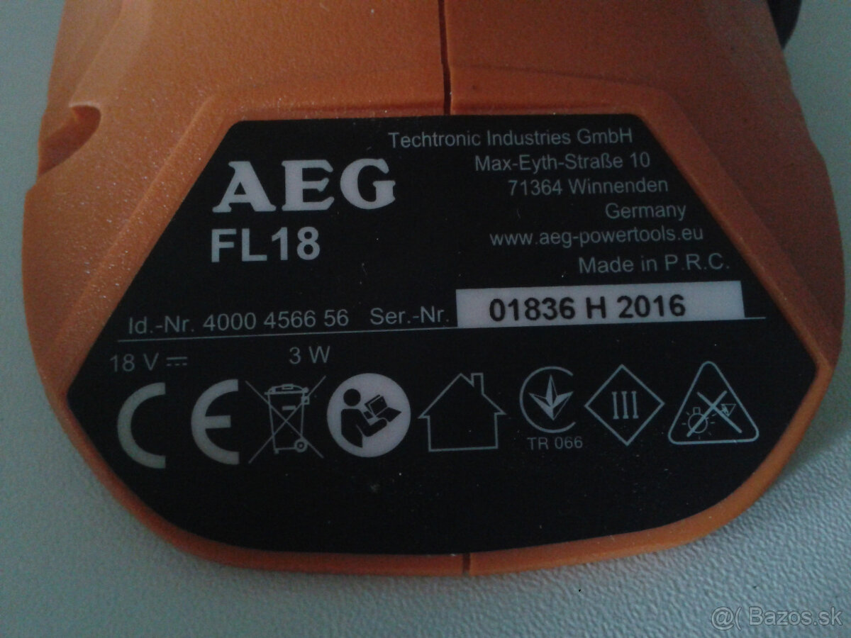 AEG rázový utahovak + svetlo - 3