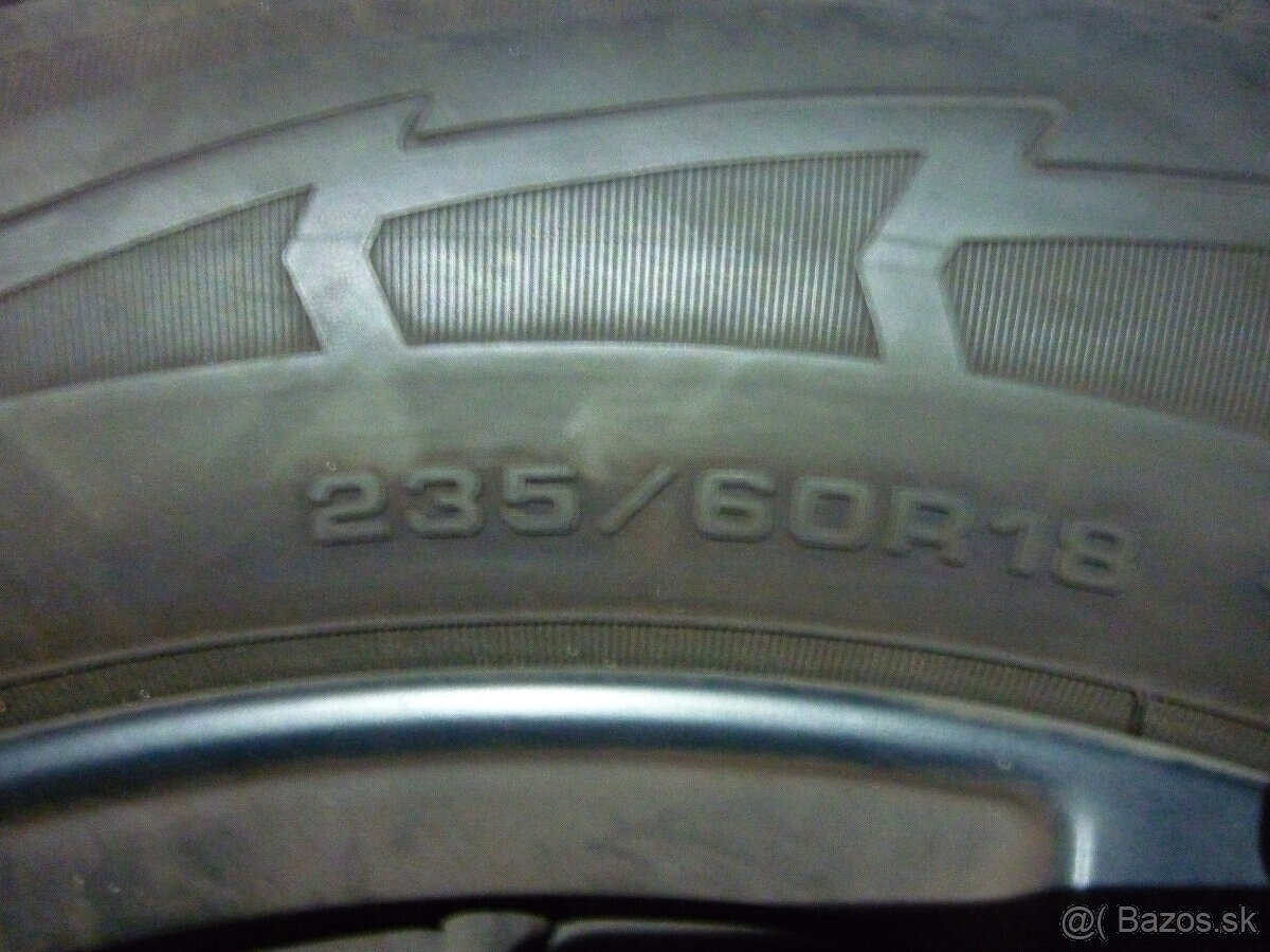 ALU 18" TOUAREG Q7 CAYENNE-značky BROCK na zimných pneu. - 3