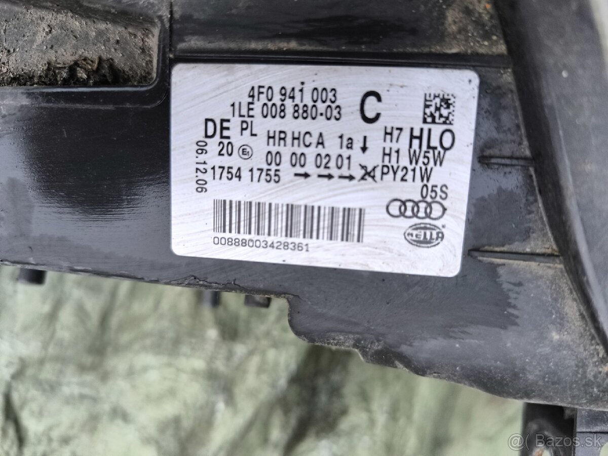 Predné svetlá Audi A6 C6 4f halogén ( GB ) - 3
