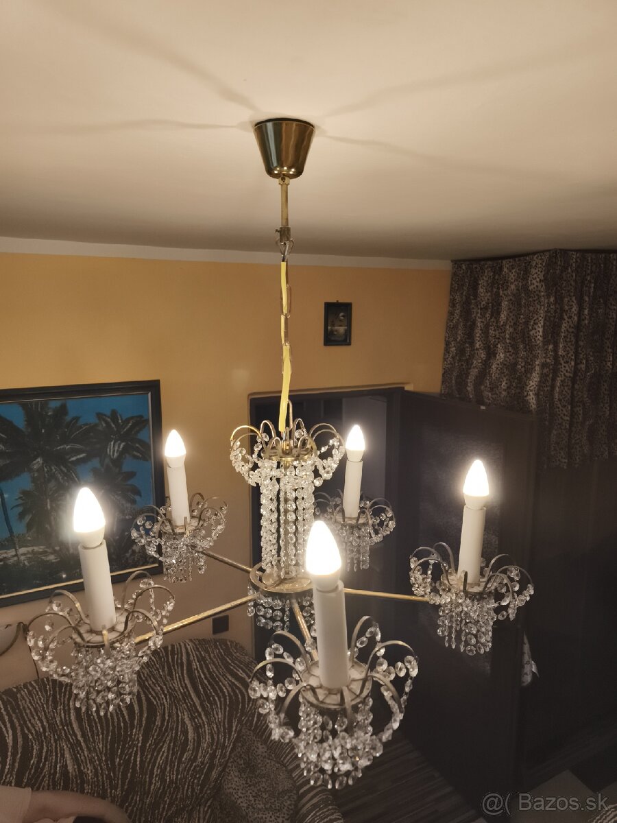 Kryštálový 5ramenny luster - 3