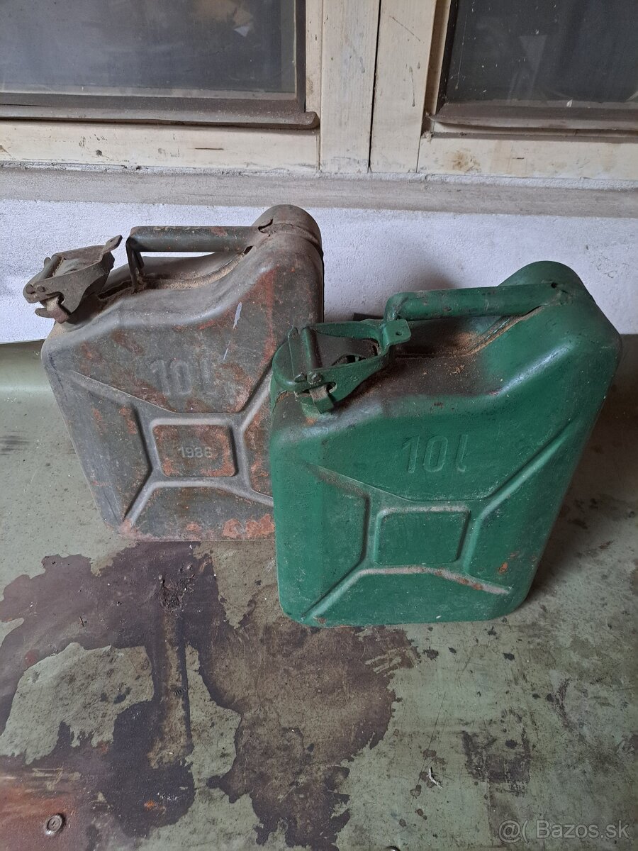 Predám plechové bandasky/kanistere - 3