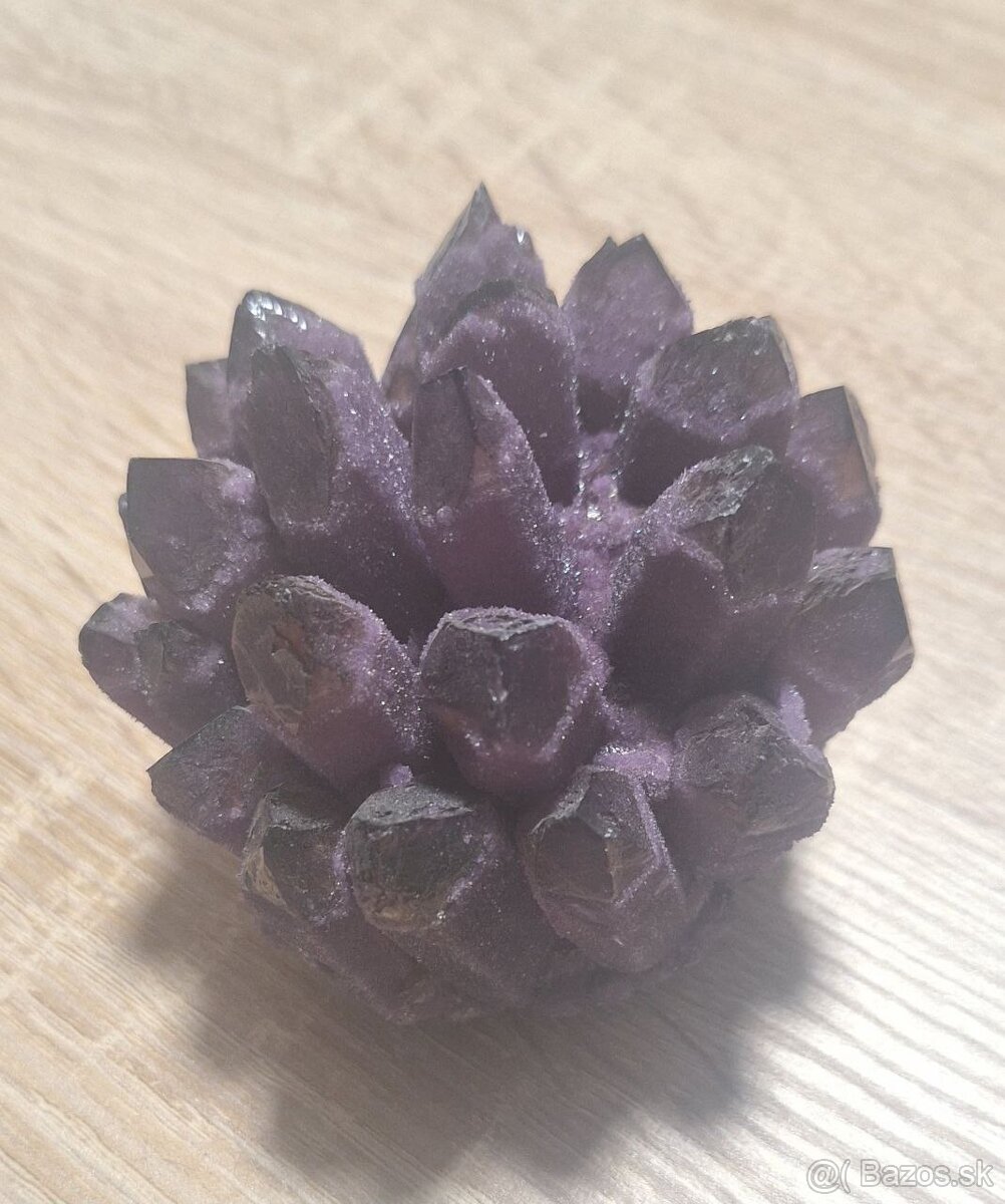 Prírodný Fialový Ametyst Phantom - typ 1 - 3