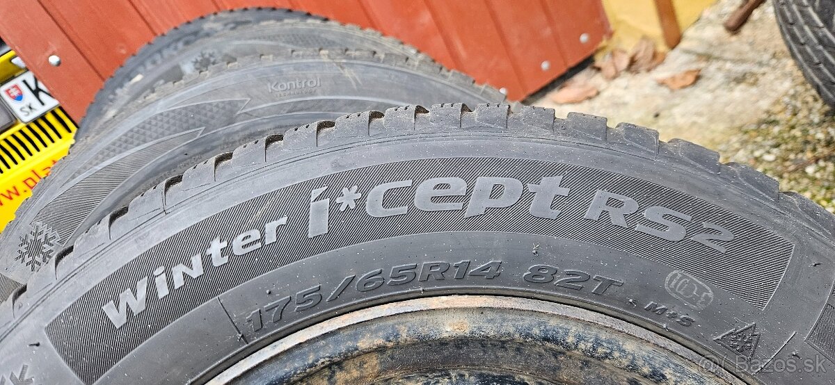 Kolesa 4x100 R14 s pneu 175/60 R14 - 3