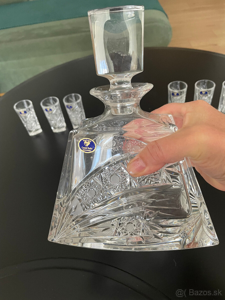 Krištáľová súprava na alkohol - 3