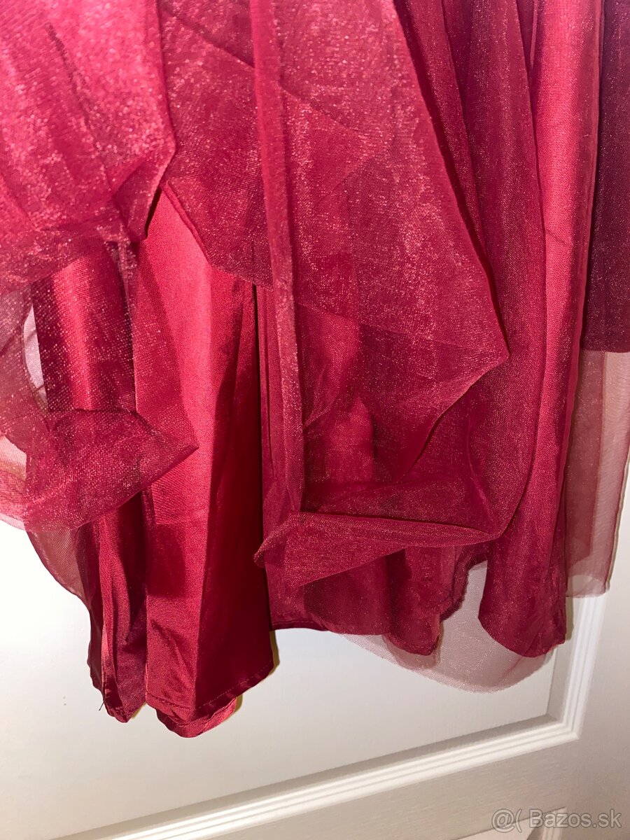 Shein bordove saty velkost 152 - 3