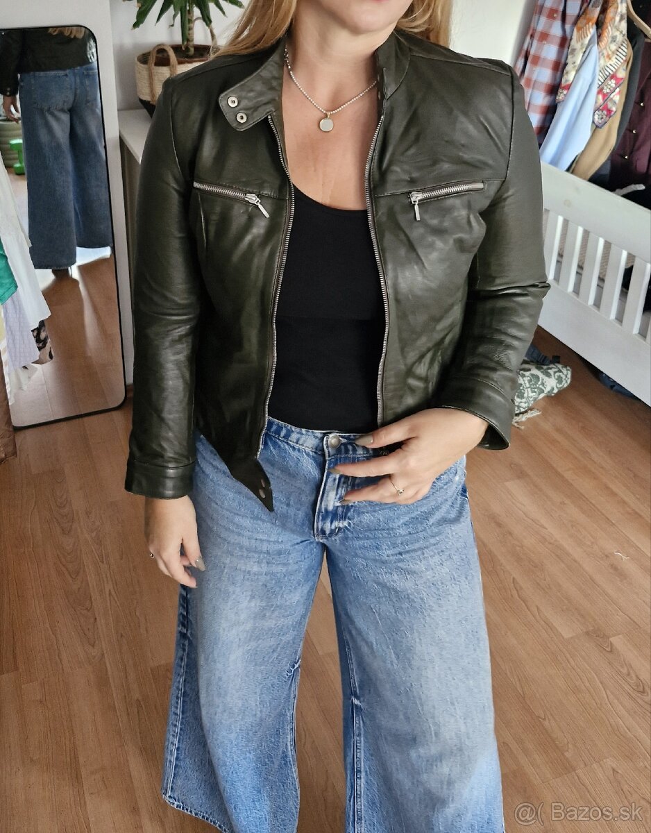 Kožená bunda H&M - 3