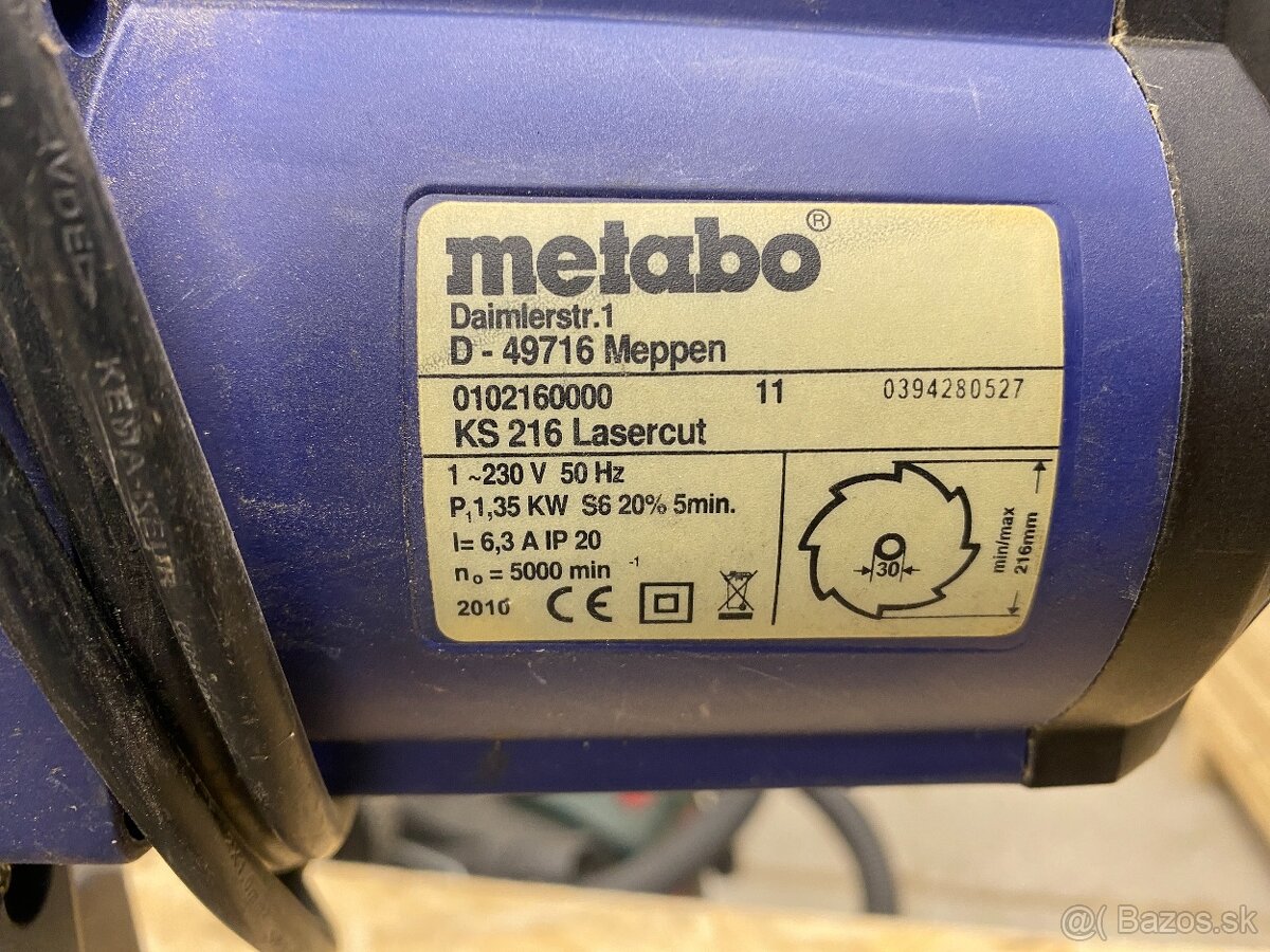 pokosova pila METABO - 3