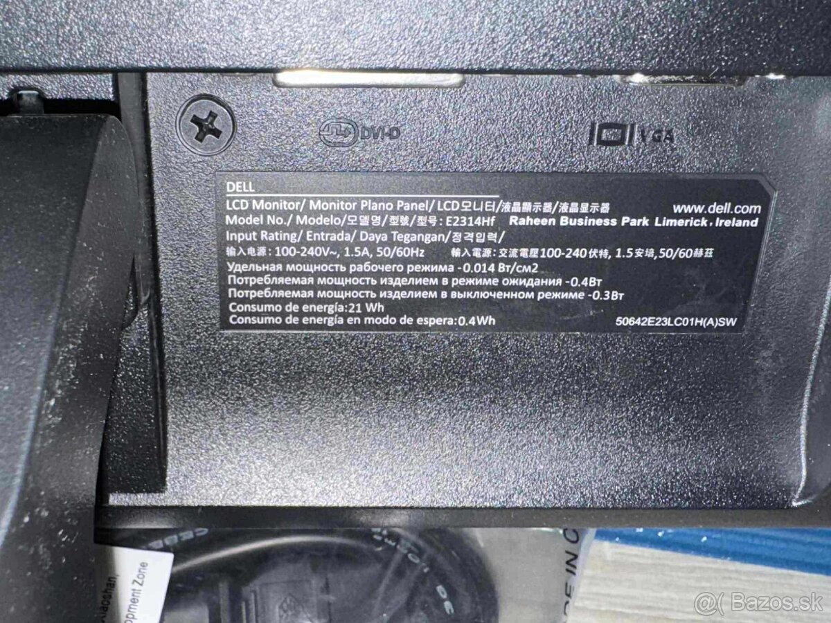 Dell E2314Hf – 23” Full HD - 3