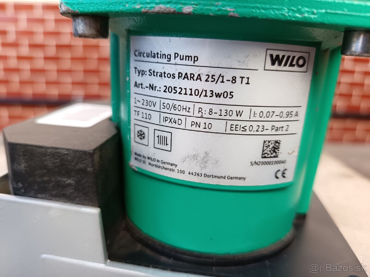 Čerpadlo Wilo stratos PARA 25/1-8 T1 - 3