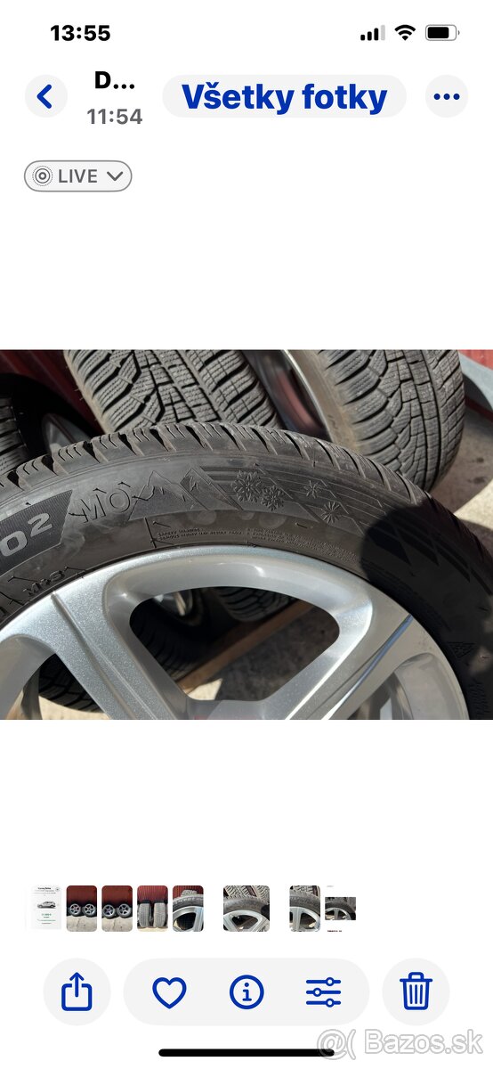 Zímne komplety R17 Disky Mercedes original - 3