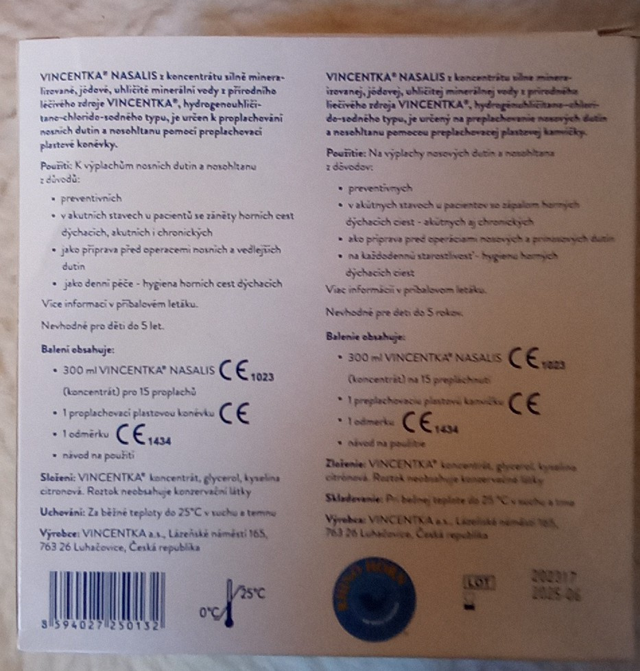 Vincentka Nasalis Štartovacia Balíček - 3