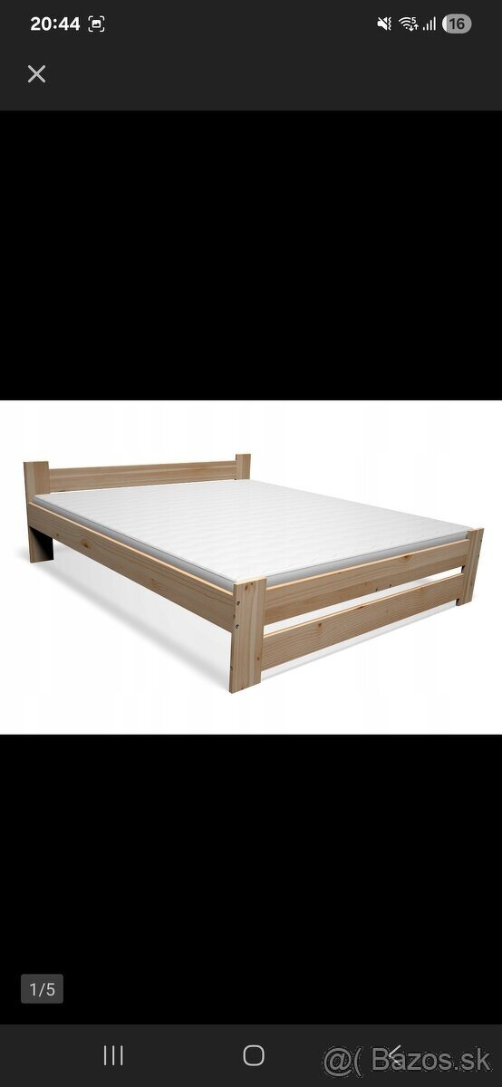 Manželská postel 160x200 - 3