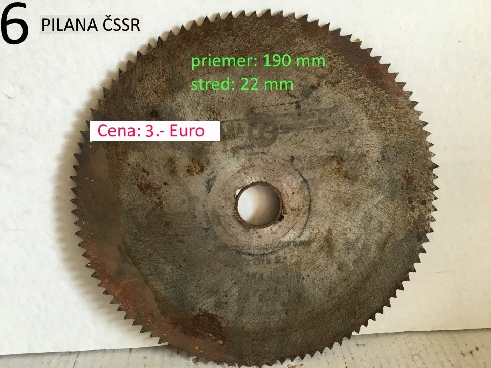 Pílové kotúče a oska na cirkulár - 3