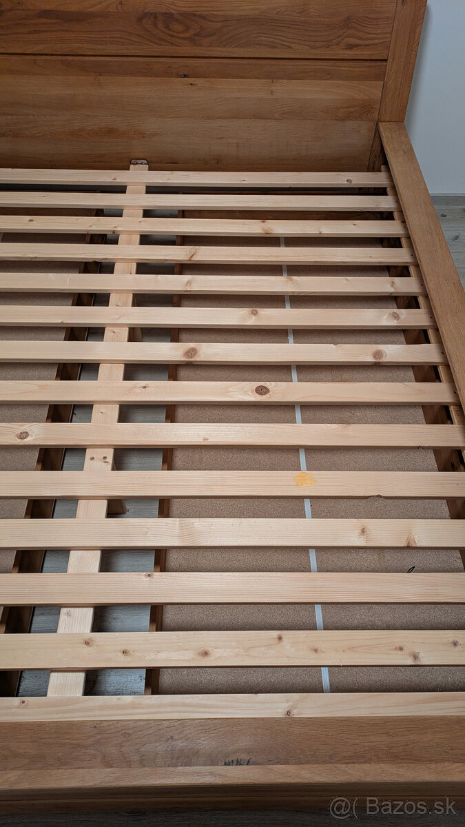 Postel Julia masív dub s úložným priestorom - 3