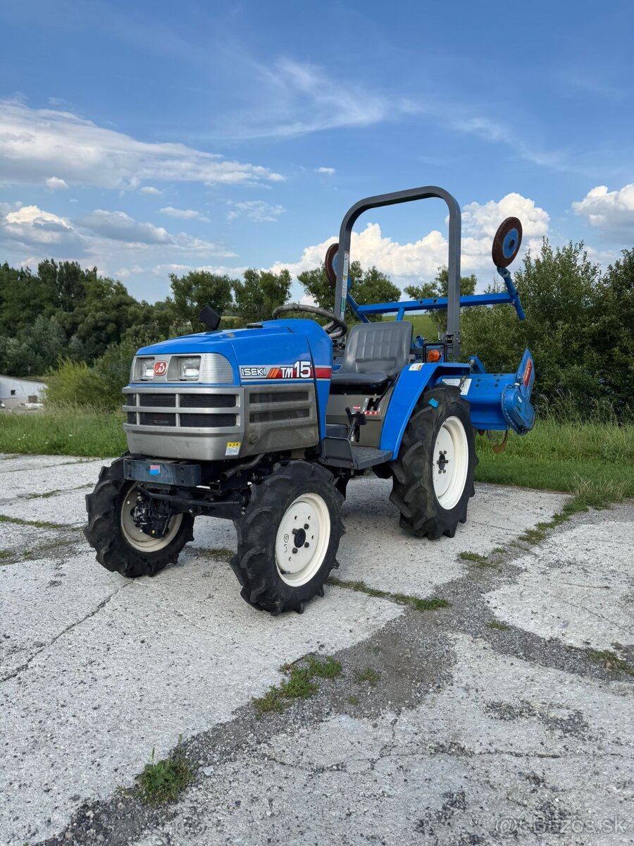 Japonský malotraktor ISEKI TM15 s rotavátorom - 3