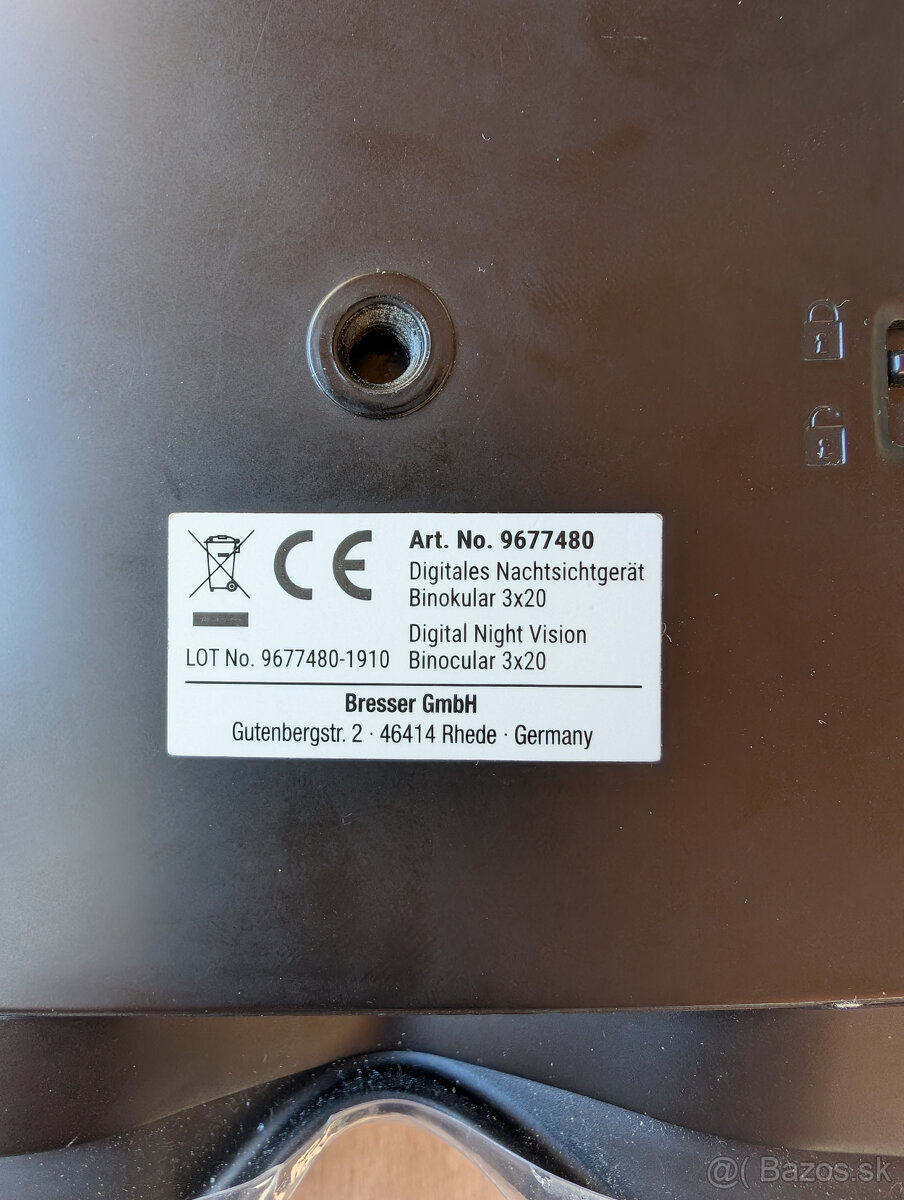 Nočné videnie Noktovizor Bresser Digital Night Vision 3x20 - 3
