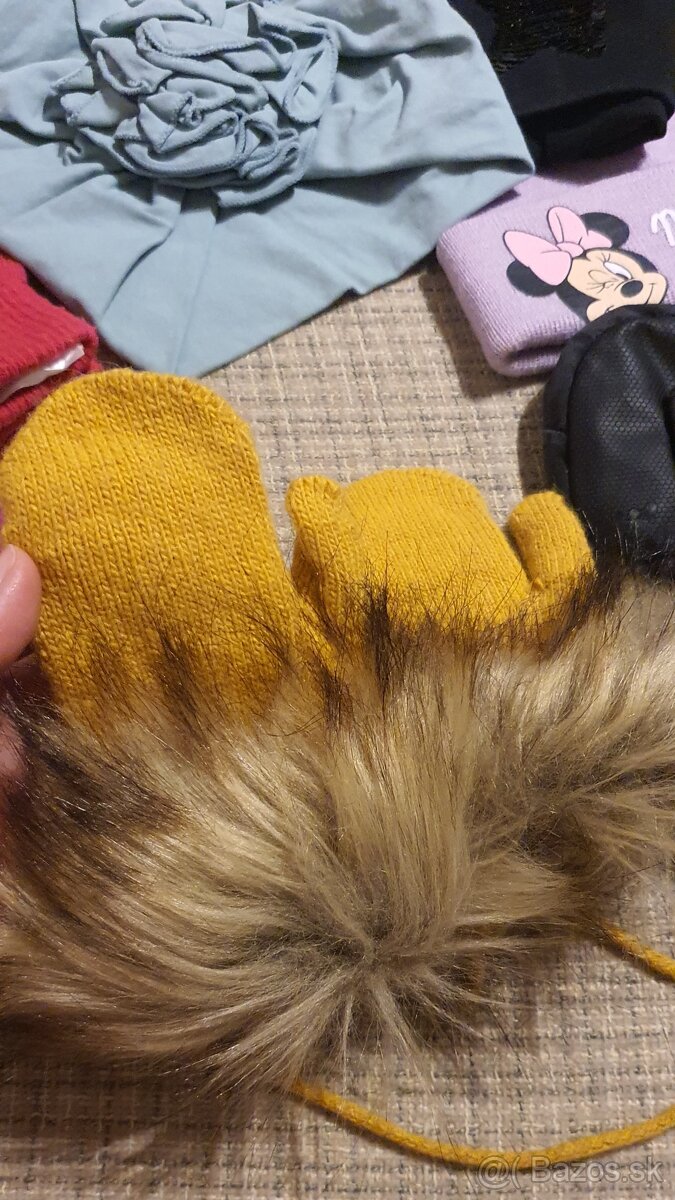 Ciapky+rukavice, vel. 3-6rok. - 3