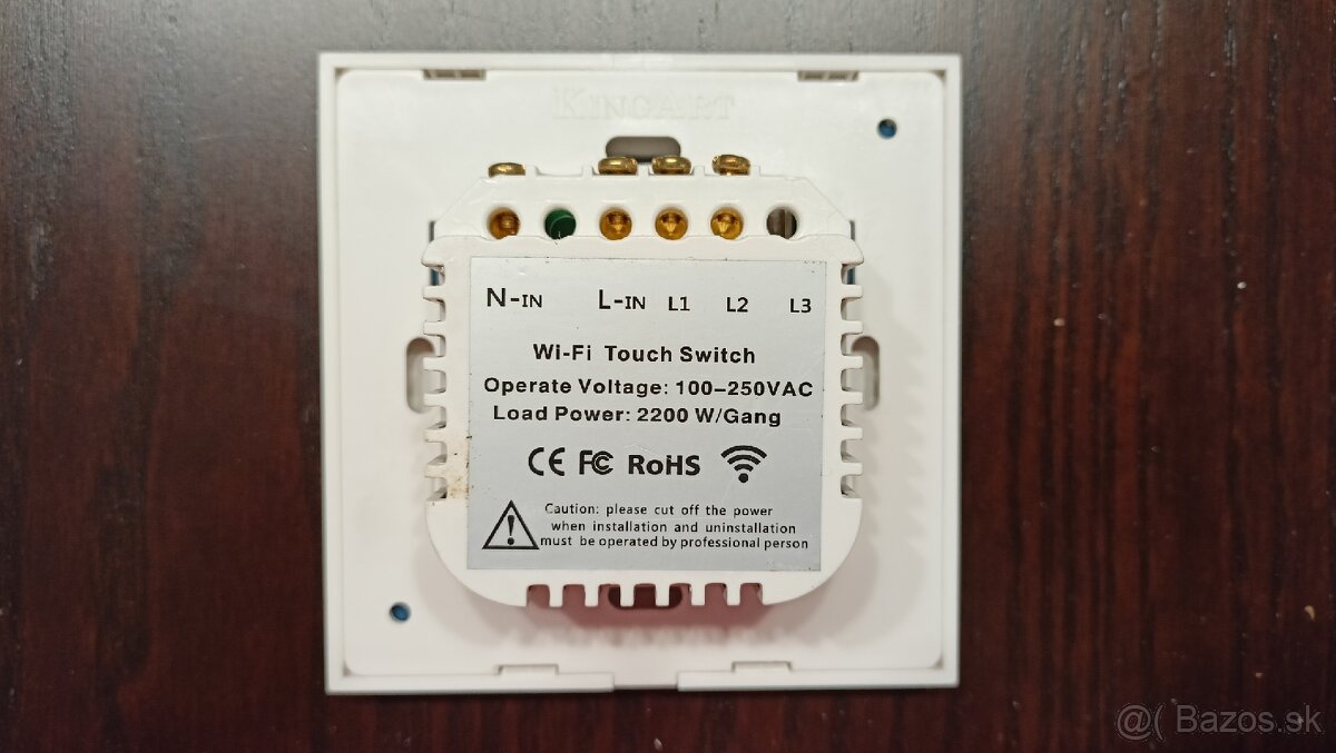 Dotykový sklenený ovládač - eWeLink - 3