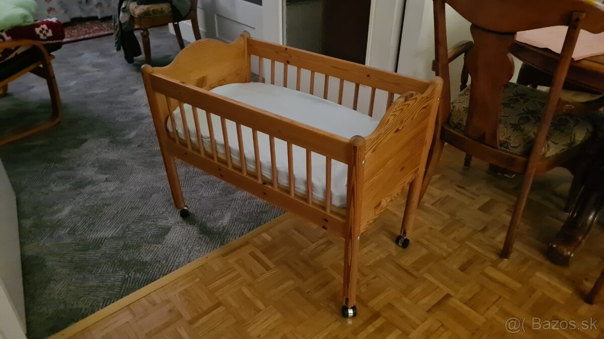 Predám postieľku/kolísku IKEA - 3