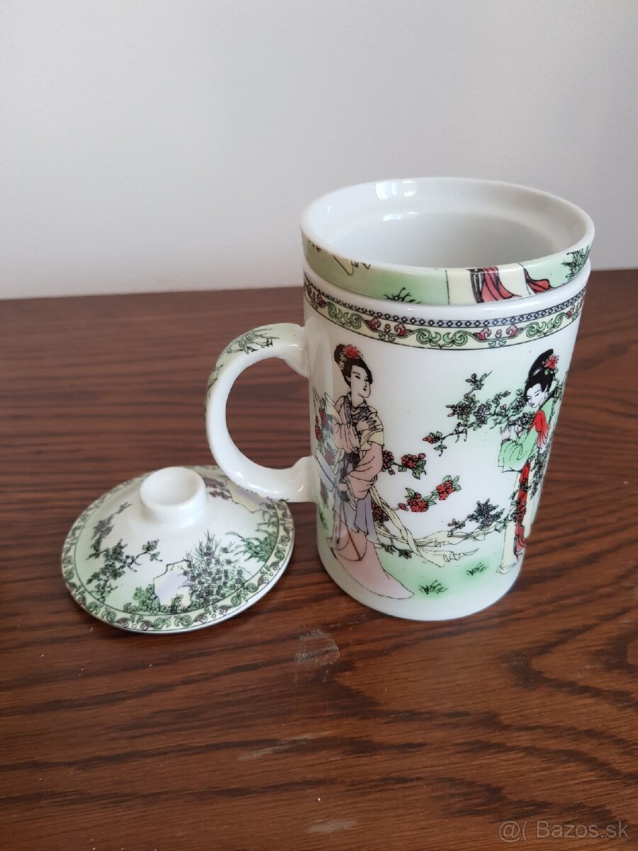 Čajový porcelánový hrnček - 3