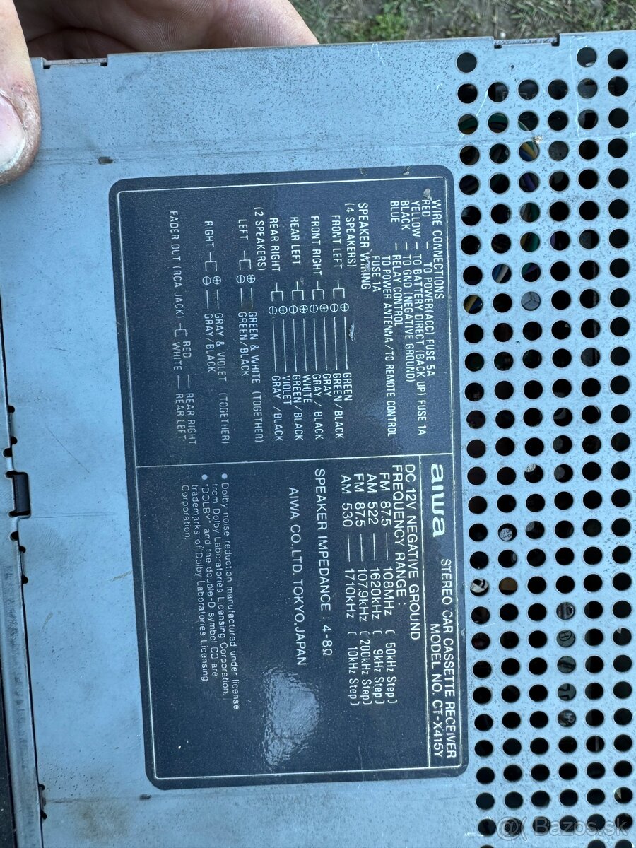 Autorádio AIWA CT-X415 - 3