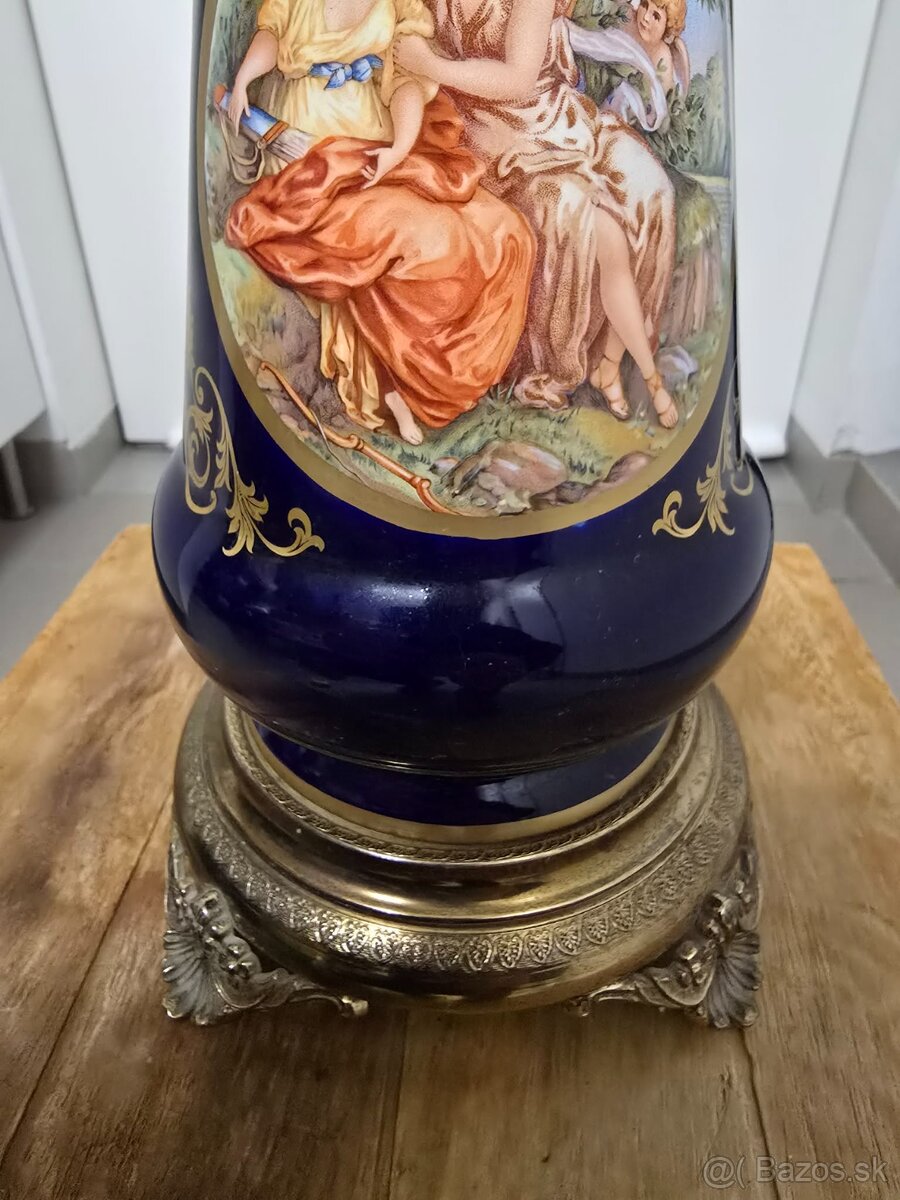 Porcelánová lampa. - 3