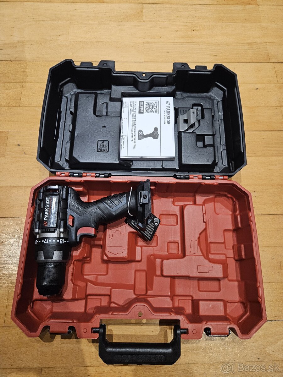 Aku vrtací skrutkovač Parkside performance 20 V - 3