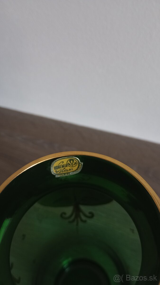 Váza Bohemia zelená - 3