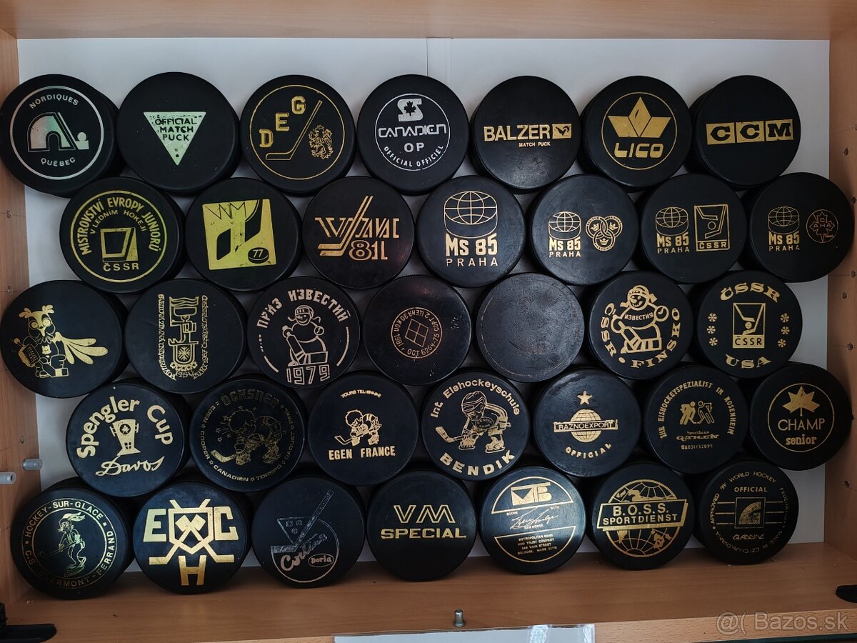 PREDÁM ZBIERKU HOKEJOVÝCH PUKOV - 3