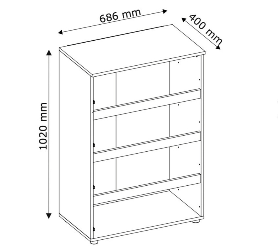 Komoda 4 zásuvky - 3
