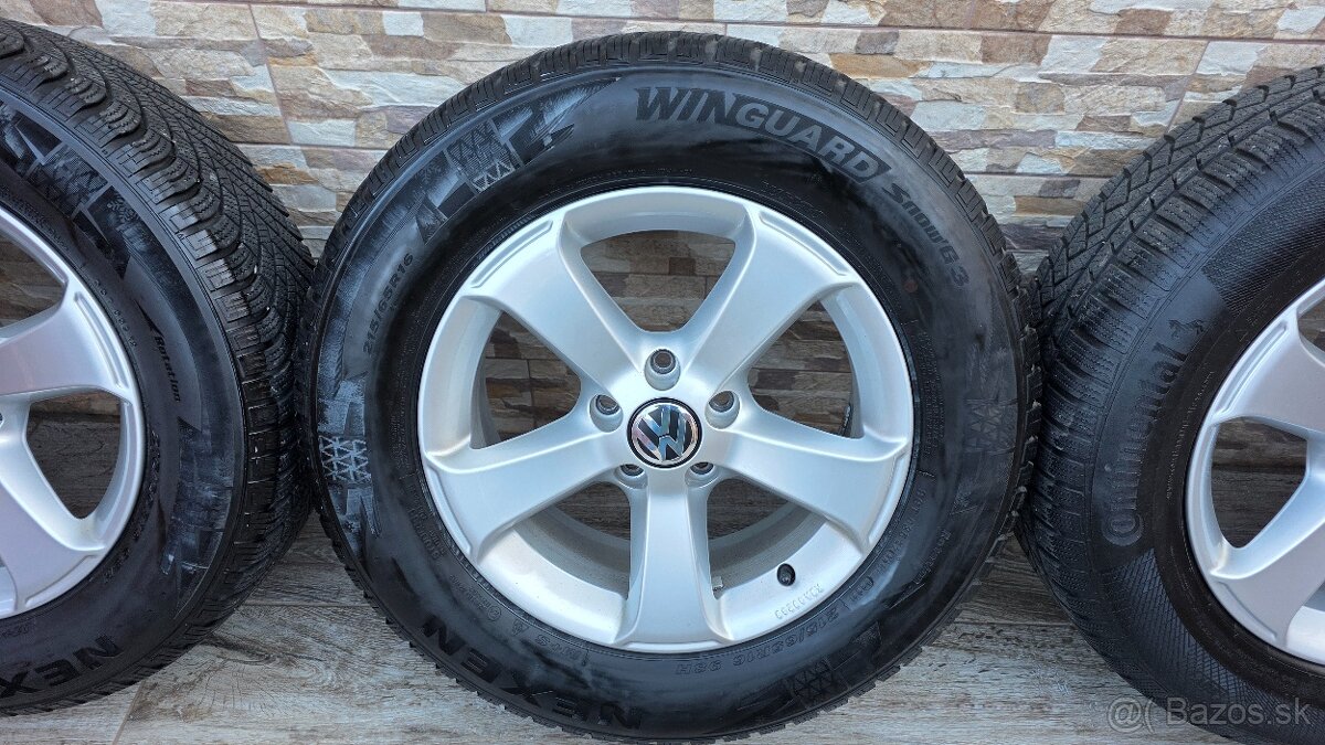 Predám originálne VW SIMA 5x112 /215/65 r16 - 3