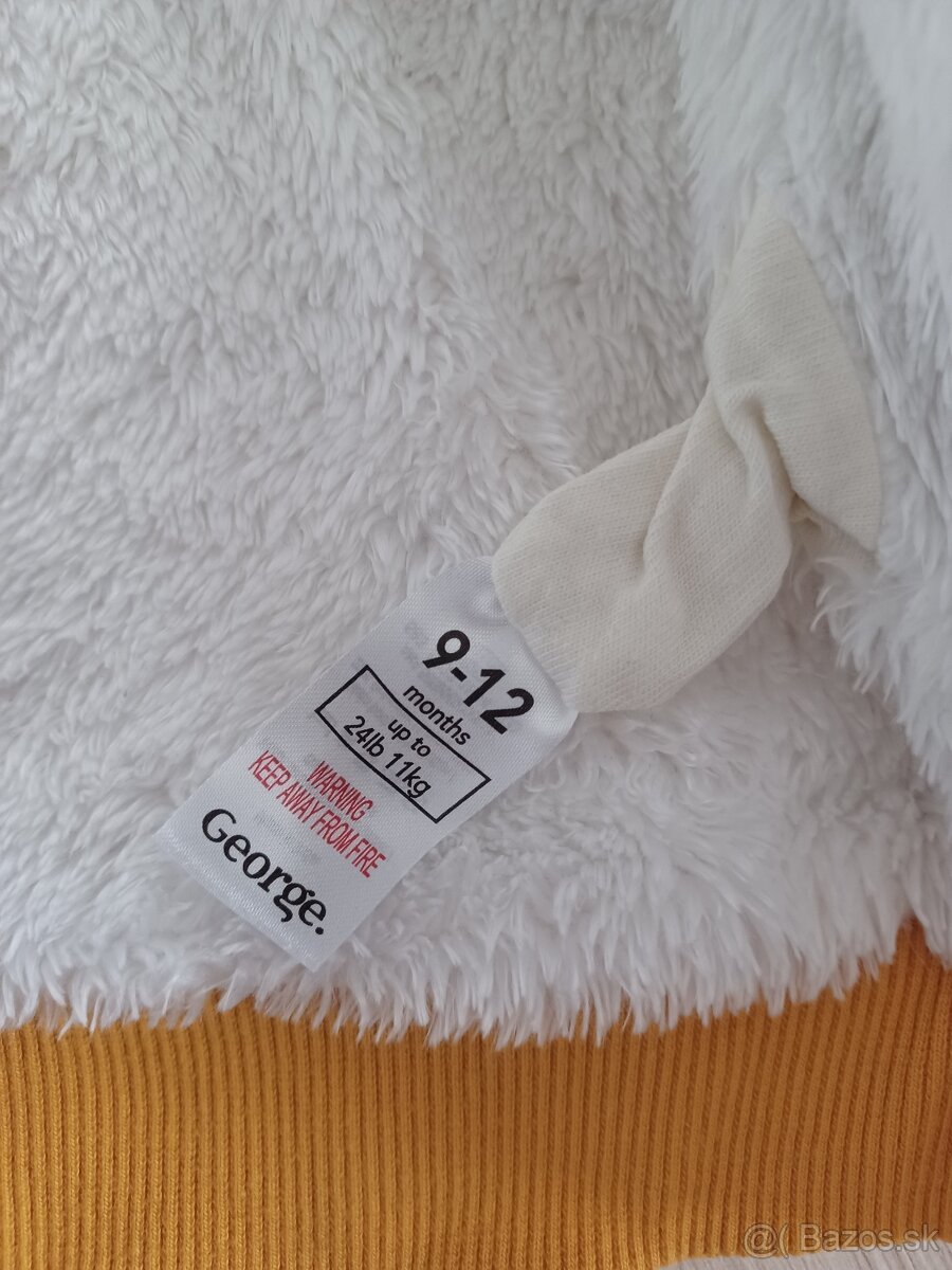 Žltá mikina zateplená - 3