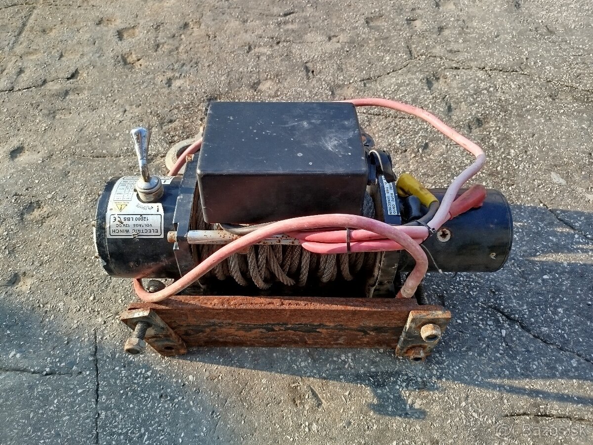 Predám elektrický naviják CBONE 12000lb aj z konzolou