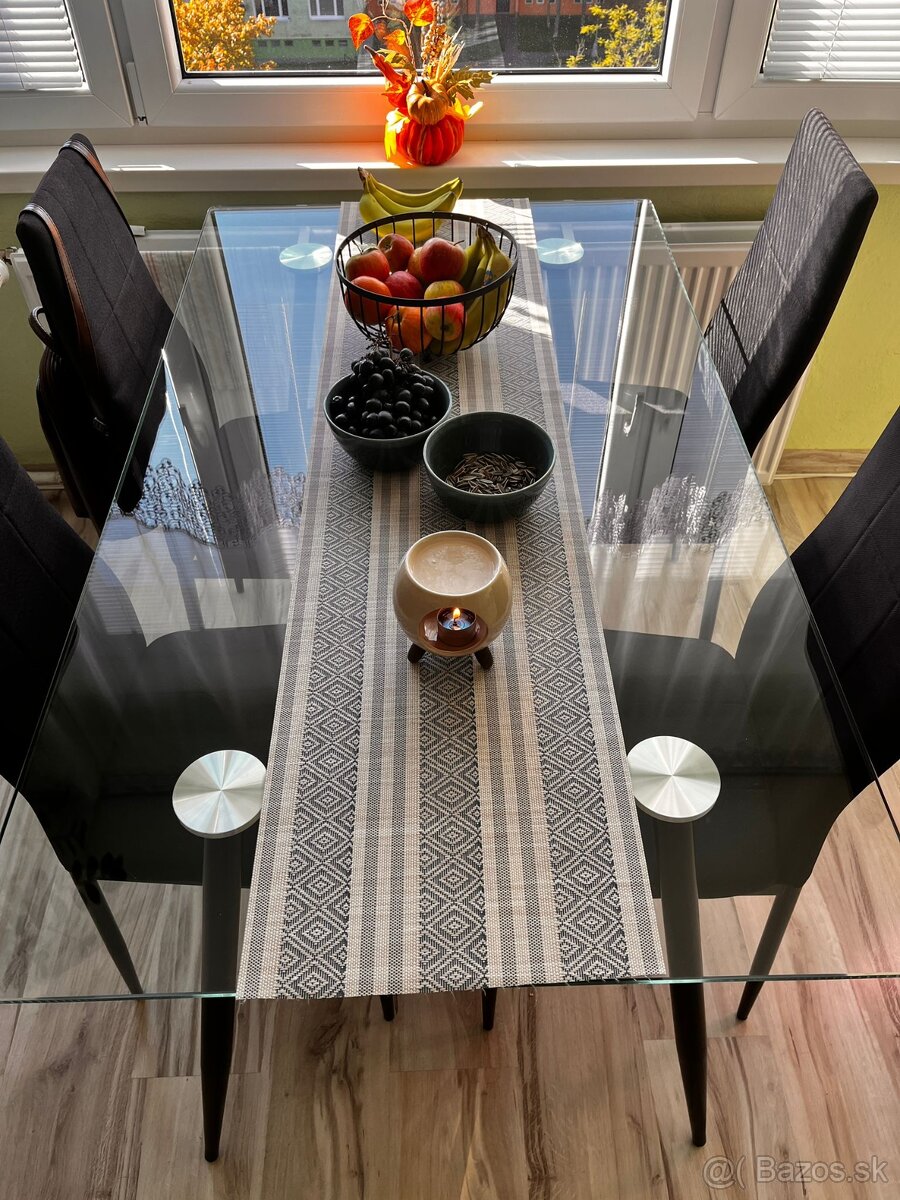 Predám sklenený stôl - 3