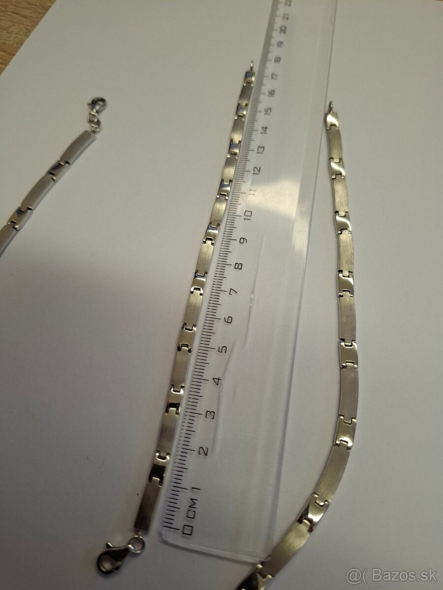 Strieborný set - náramok a náhrdelník - 3