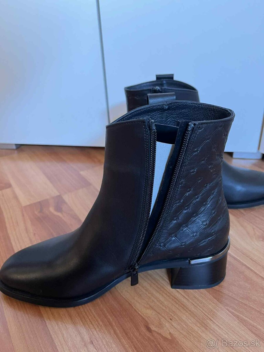 ETIMEĒ dámske kožené čižmy - 3