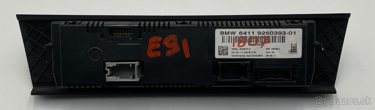 BMW E90/E91 Ovládací panel Automatickej klimatizácie - 3