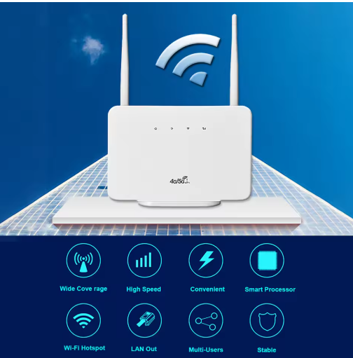 4G LTE,SIM,WIFI Router 150Mbps 4 Externe Anteny,CPE - 3