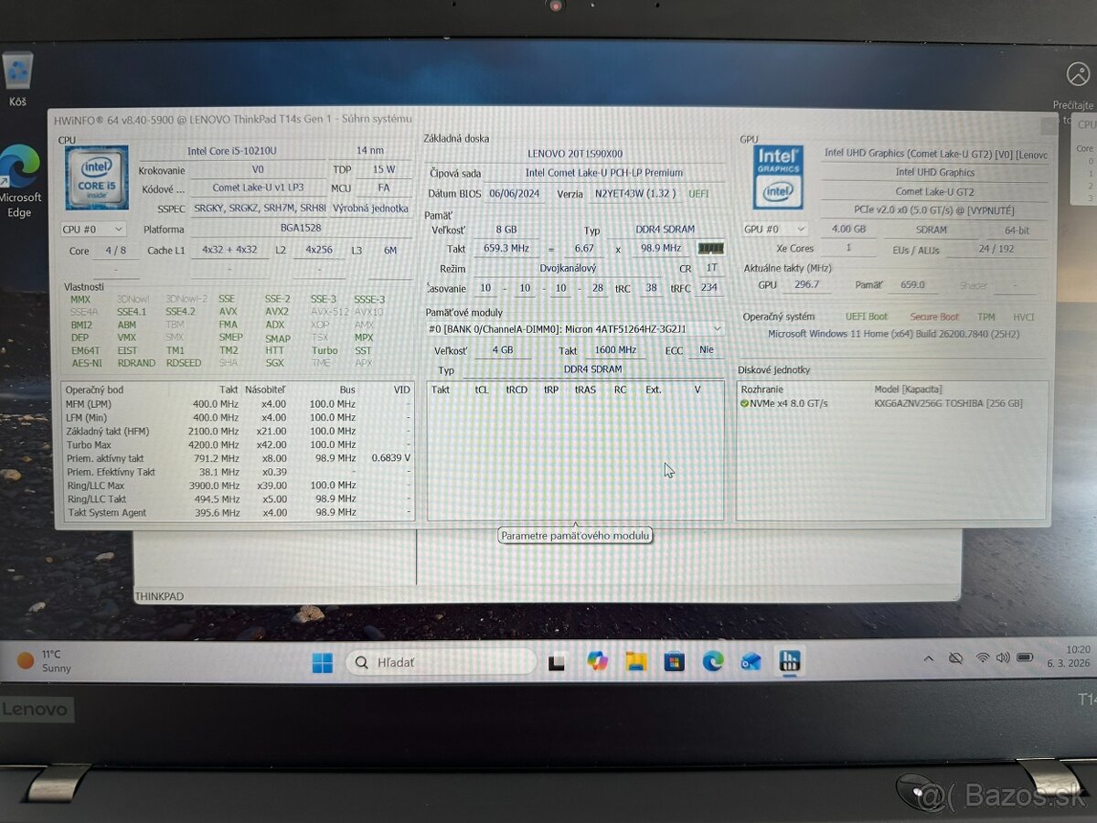 Lenovo ThinkPad T14s Gen 1 - 3