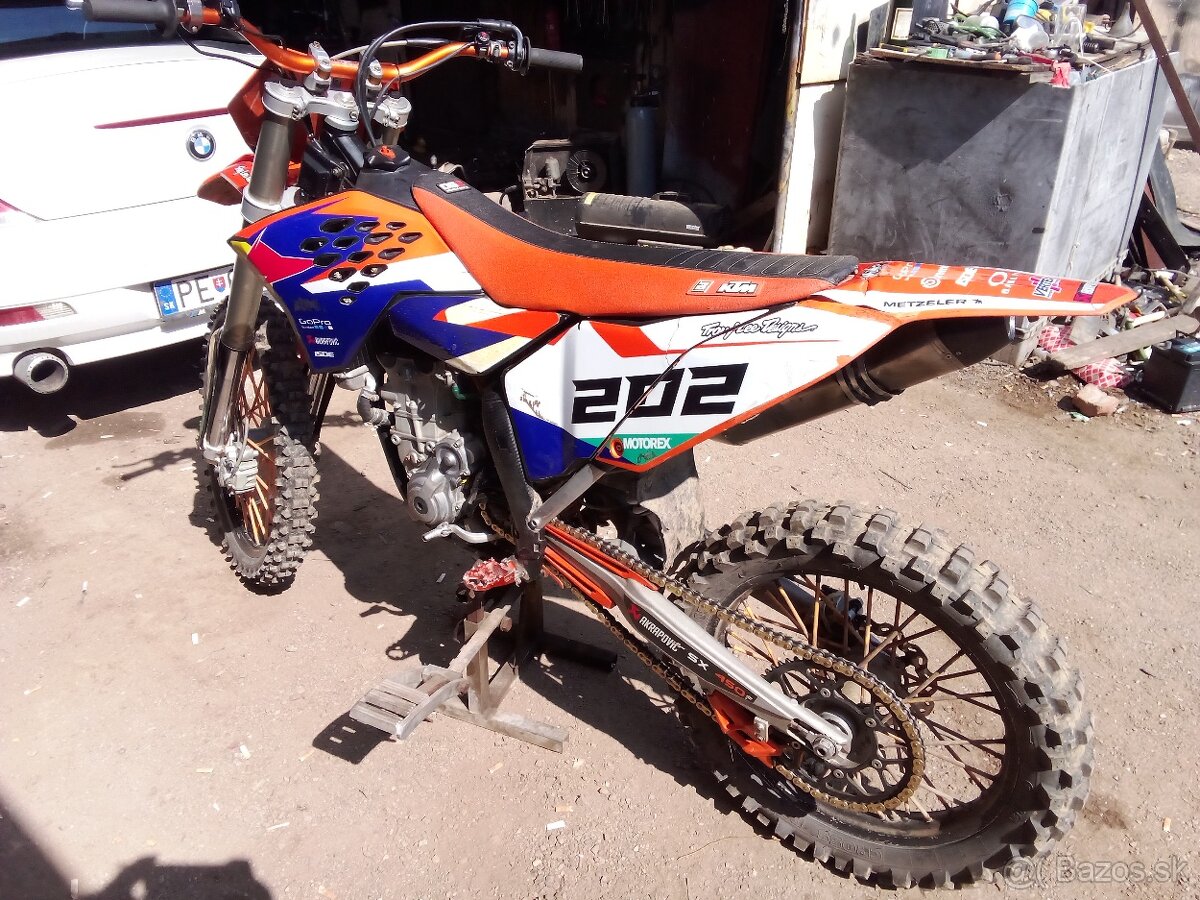 Predám alebo vymením KTM SX 450F rok 2009 bez tp