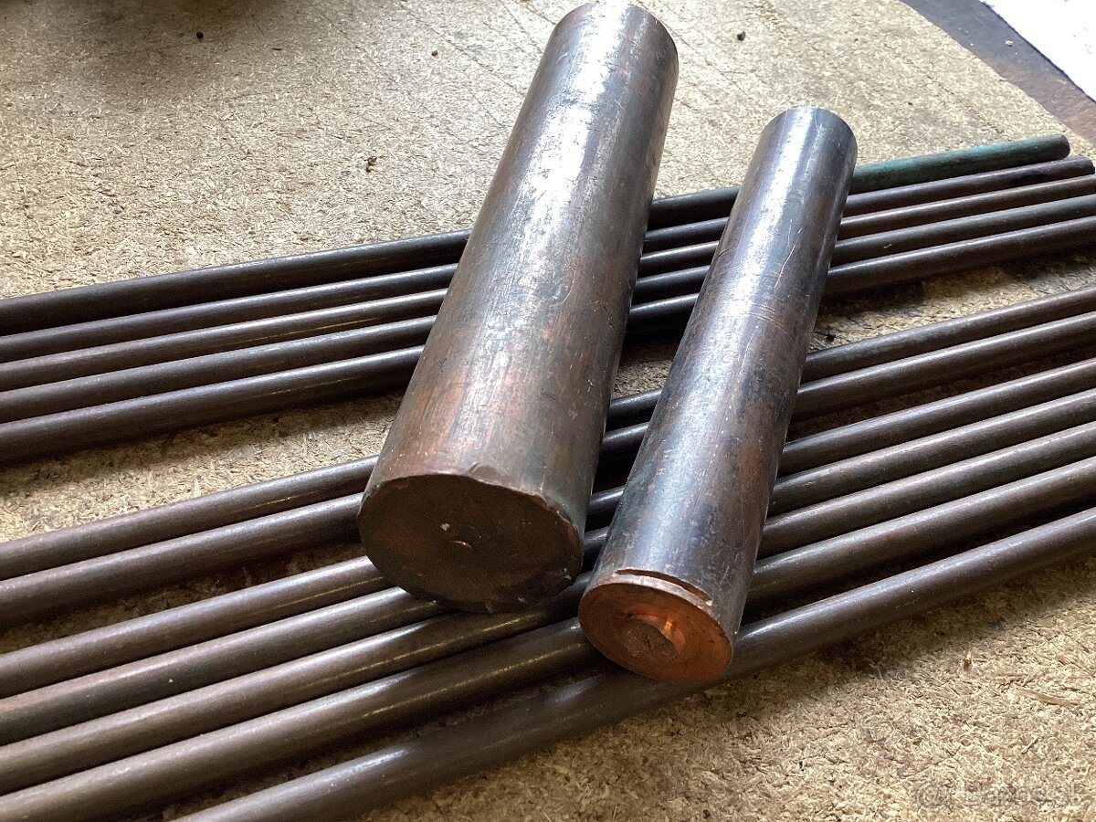 Meď-guľatina-1 kg 6e =30 e - 3