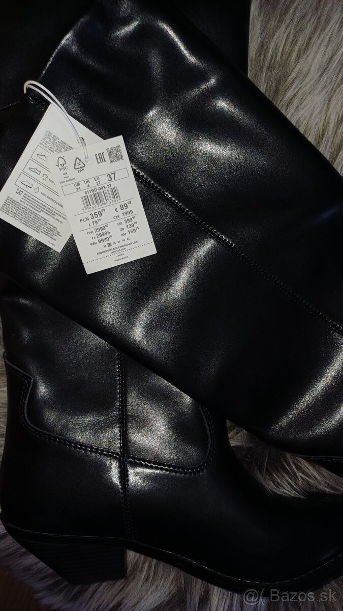 Nové PREMIUM Kožené Čižmy RESERVED - 3