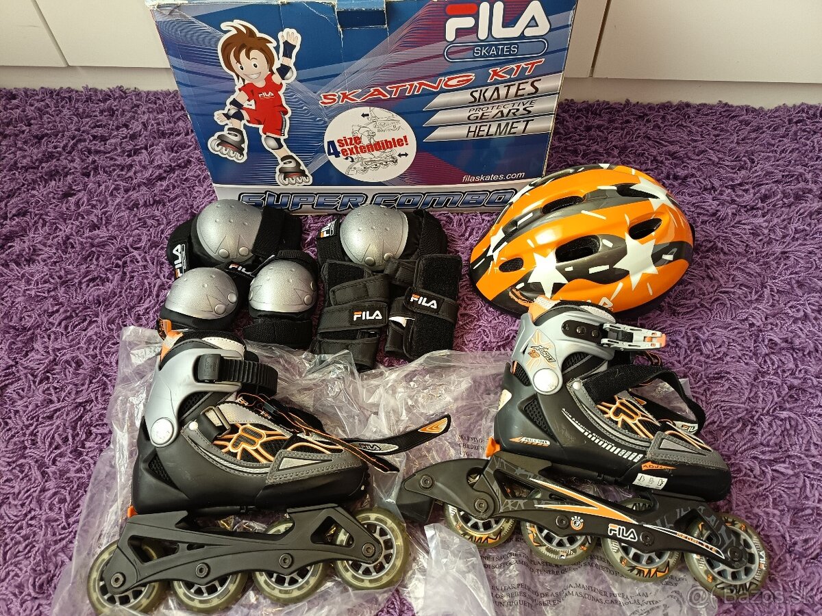 Detske nastavitelne korcule velksost 29 az do 32 Fila s chra - 3