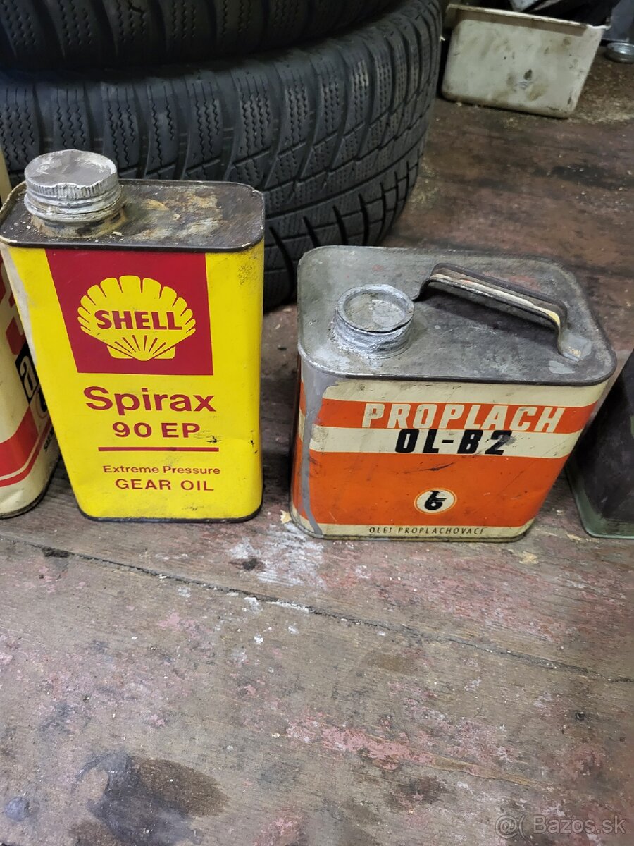 Predám staré plechovky od oleja. - 3