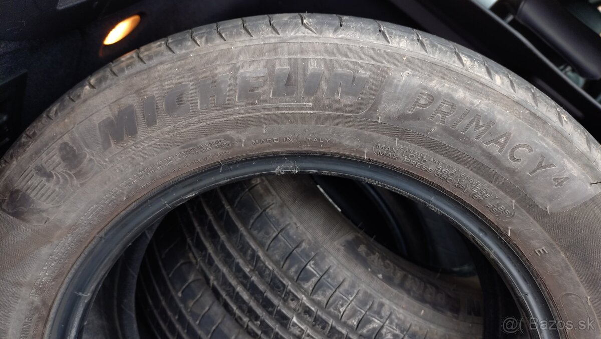 Predám letné pneu Michelin Primacy 4 185/65 R15 - 3