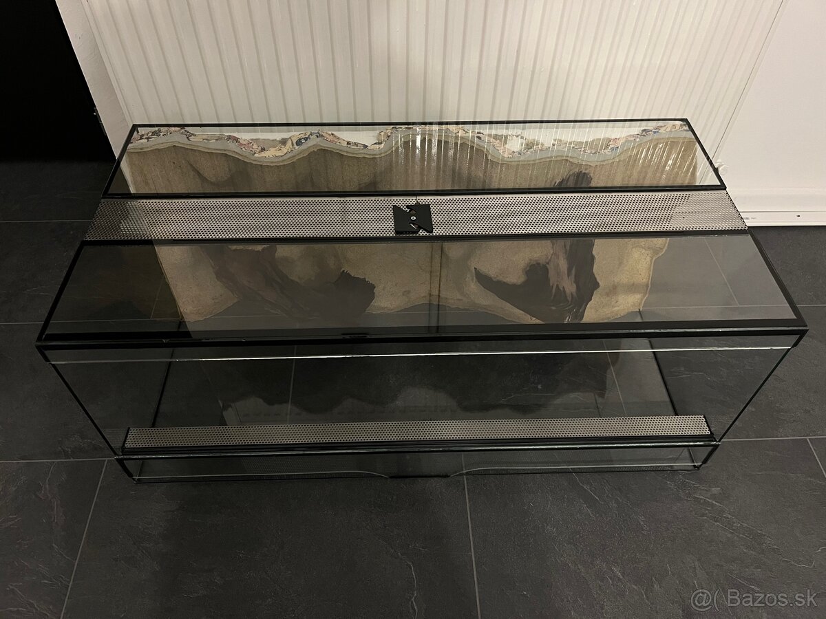 Terárium s 3D stenou 100x50x40 cm - 3